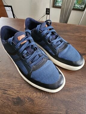 Men's Cole Haan SIZE 11 Casual Navy Blue Low-Top Sneakers